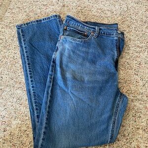 Men's Blue Bootcut Jeans